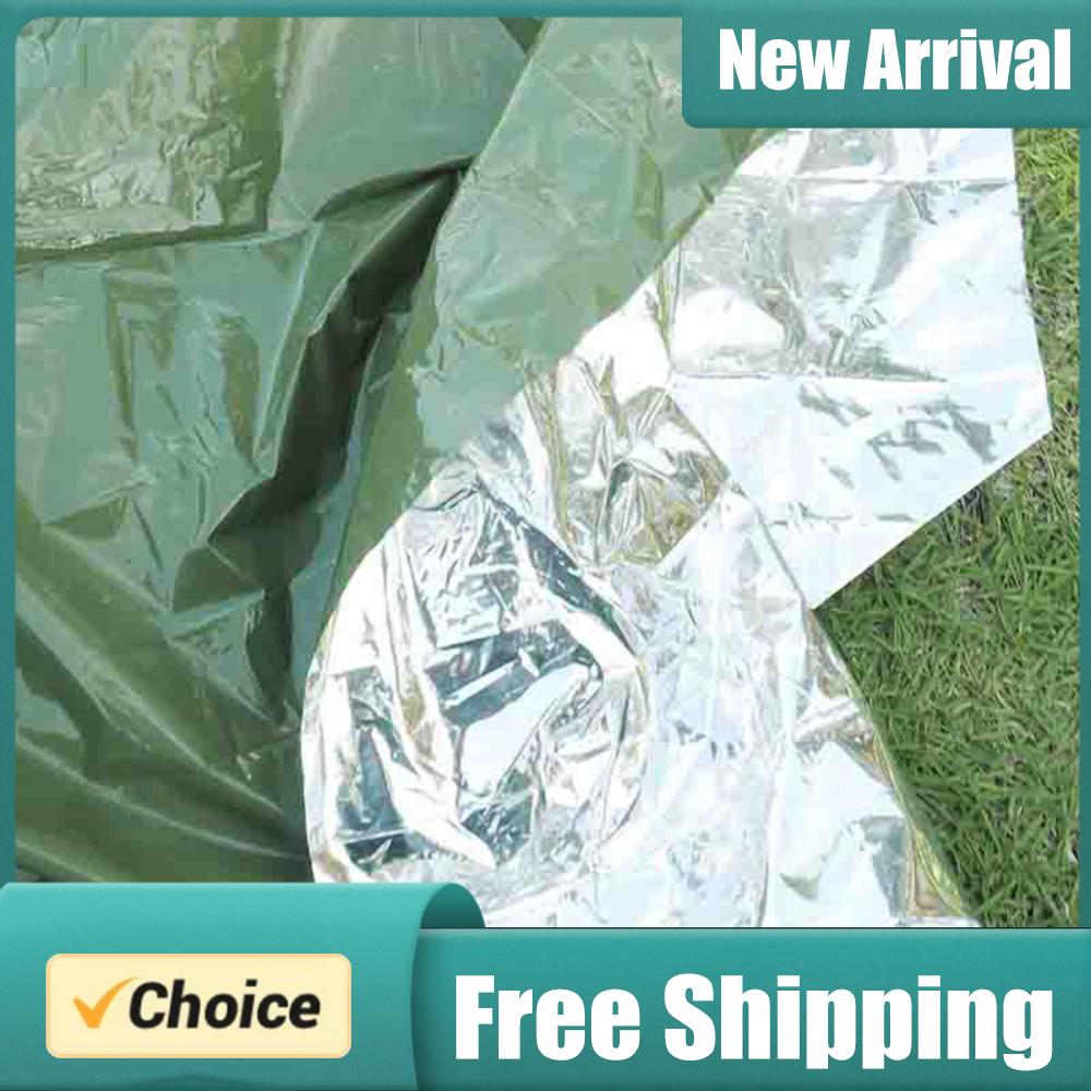 Outdoor Hunting Blanket - Foil Emergency Sleeping Bag Lightweight Waterproof