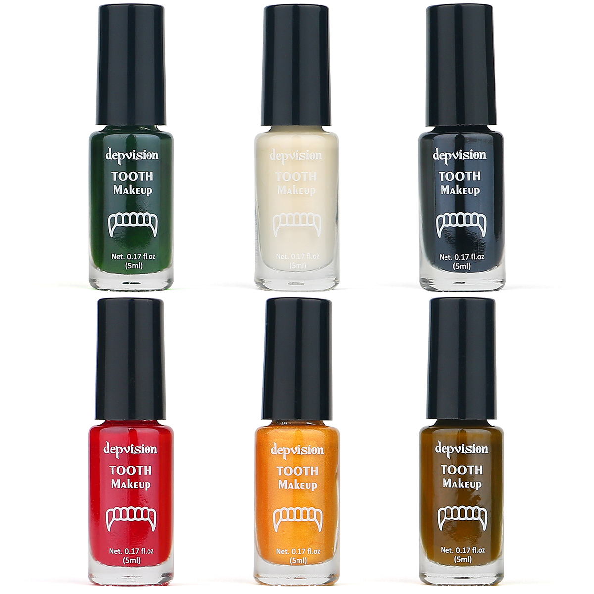 Camo Face Paint - Depvision Tooth Paint Makeup Colorful Non