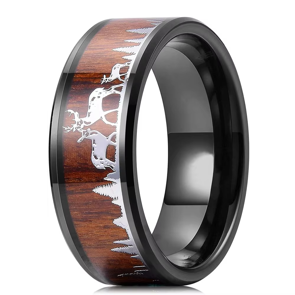 Wildman Hunting & Outdoor Price List - Fashion 8mm Koa Wood Inlay Deer