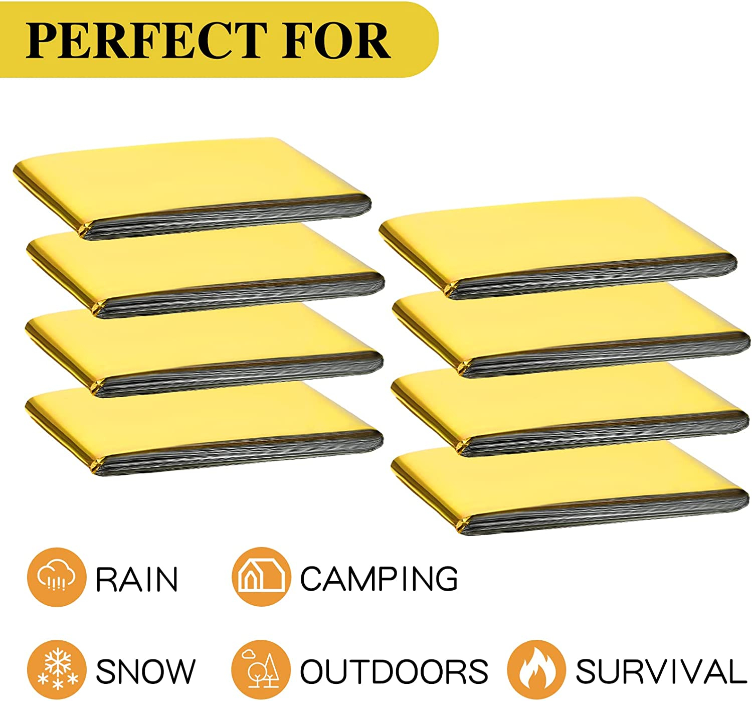 5-30Pc Outdoor Emergency Gold- - Outdoor Hunting Blanket ulasan dan harga