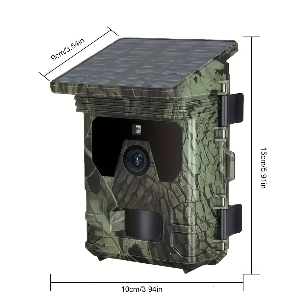 4K 50MP Solar-Powered Wildlife - Hunting Outdoor Camera ulasan dan harga