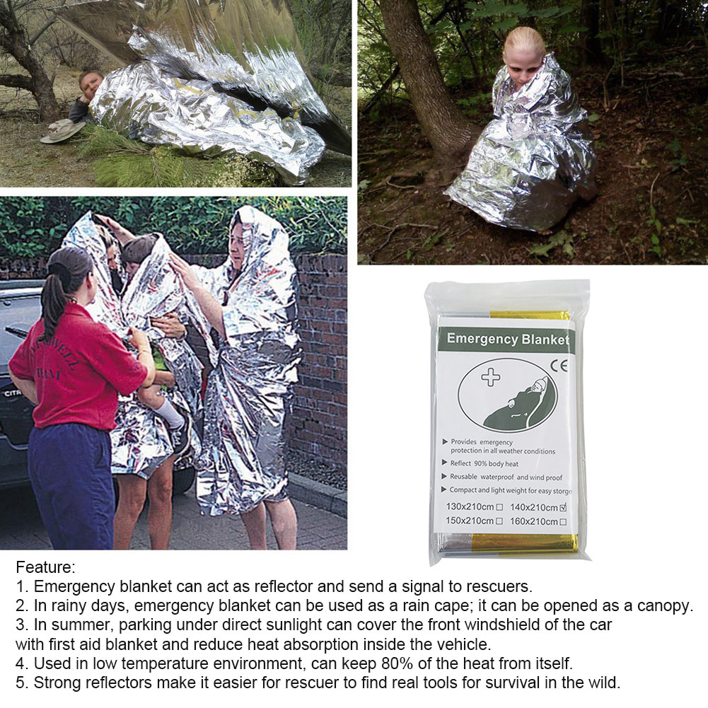 Waterproof Emergency Sleeping  - Outdoor Hunting Blanket ulasan dan harga