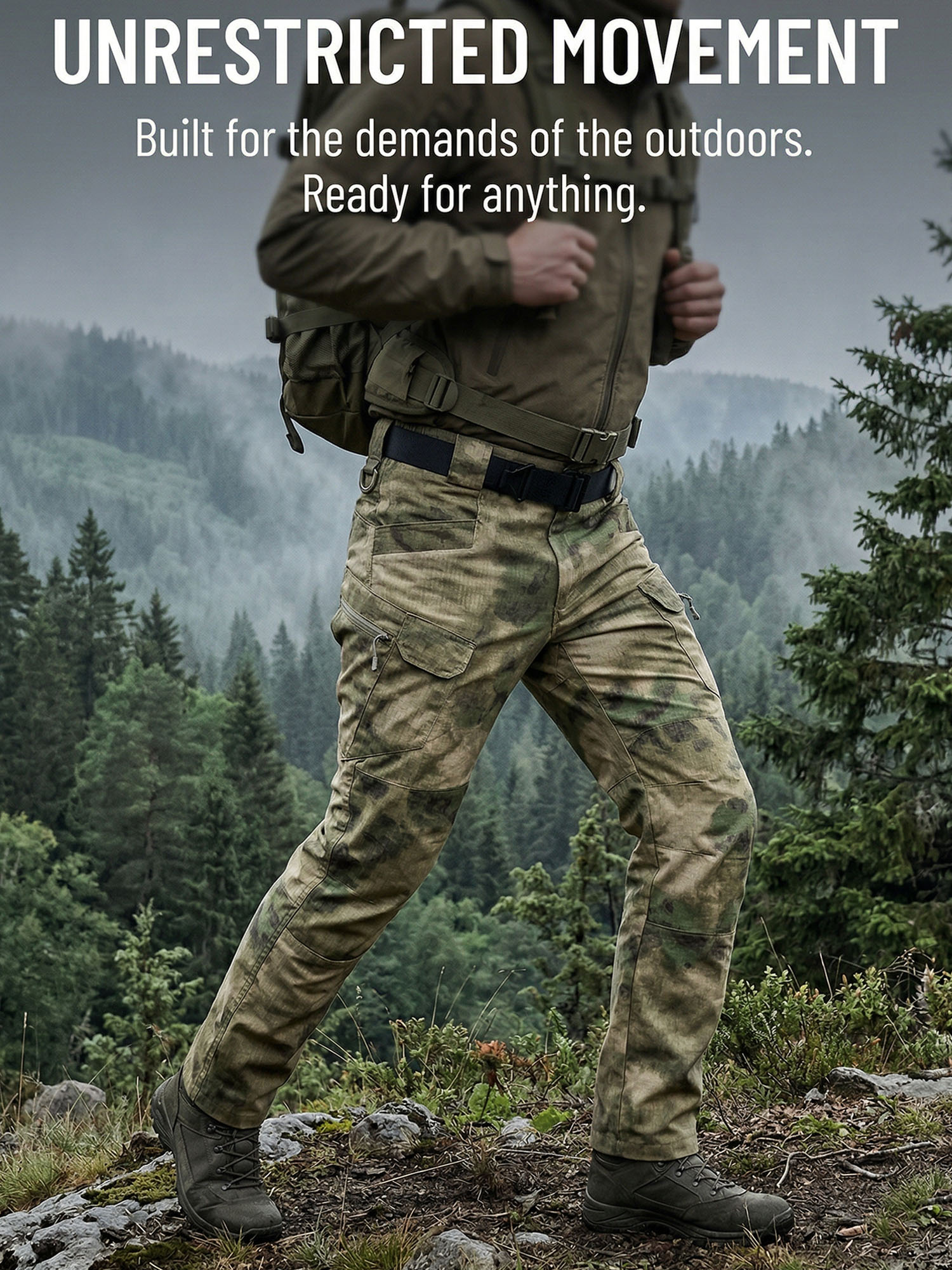 Men's Camouflage Tactical Pant - Hunting Outdoor Pants ulasan dan harga