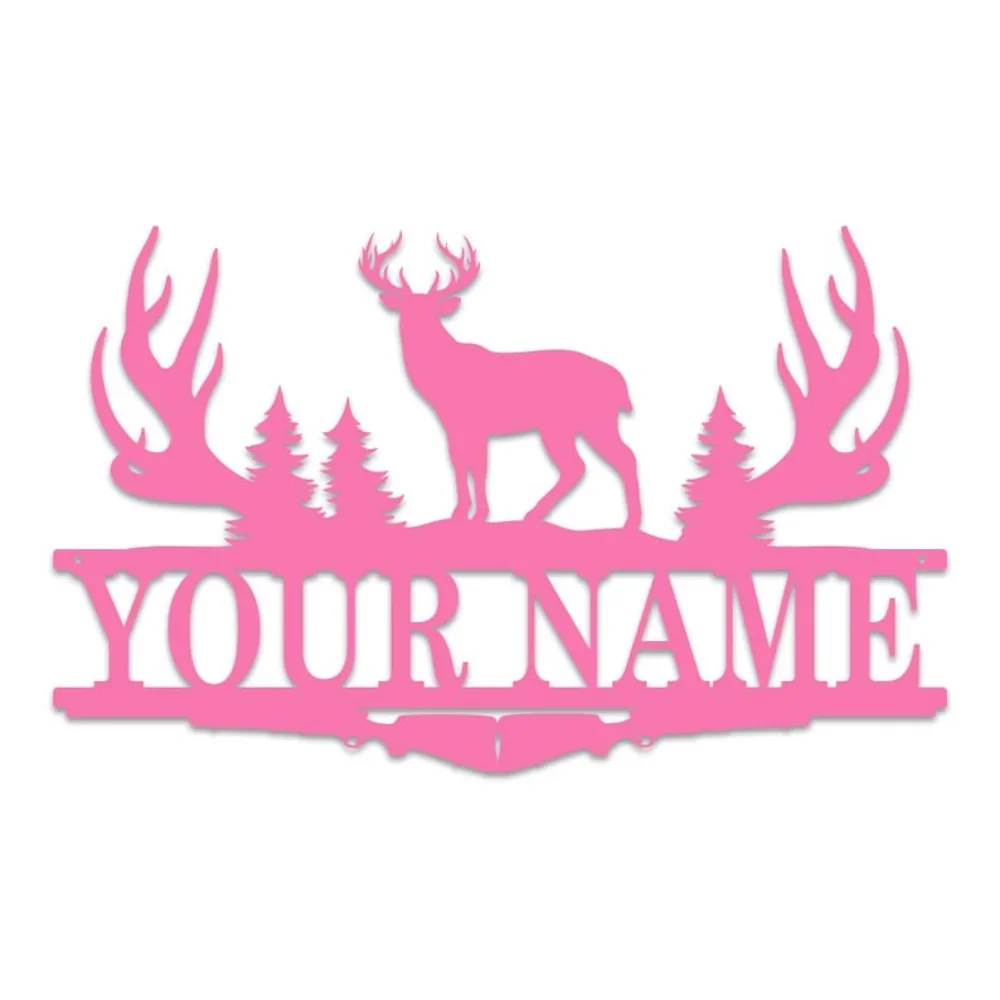 Buck Antler Split Monogram Sig - Outdoor Hunting Names ulasan dan harga