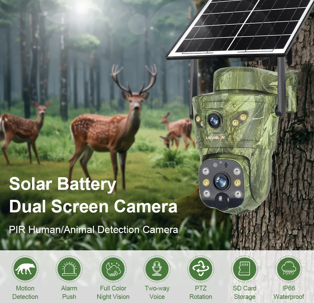 LS VISION 8MP 4G Solar Hunting - Hunting Outdoor Camera ulasan dan harga