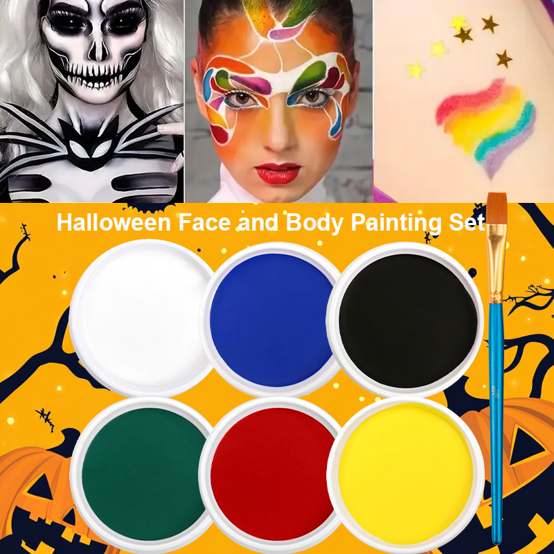 Single-color water-soluble fac - Camo Face Paint ulasan dan harga