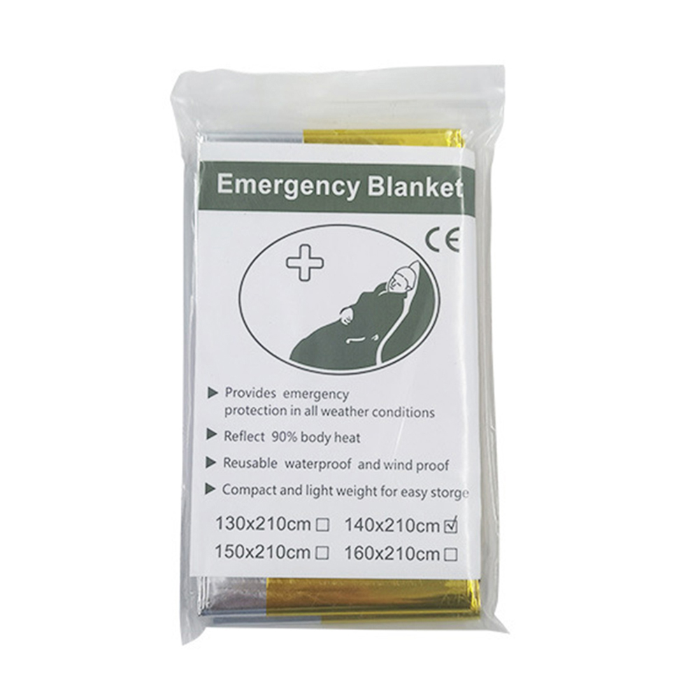 Foil Emergency Sleeping Bag Li - Outdoor Hunting Blanket ulasan dan harga