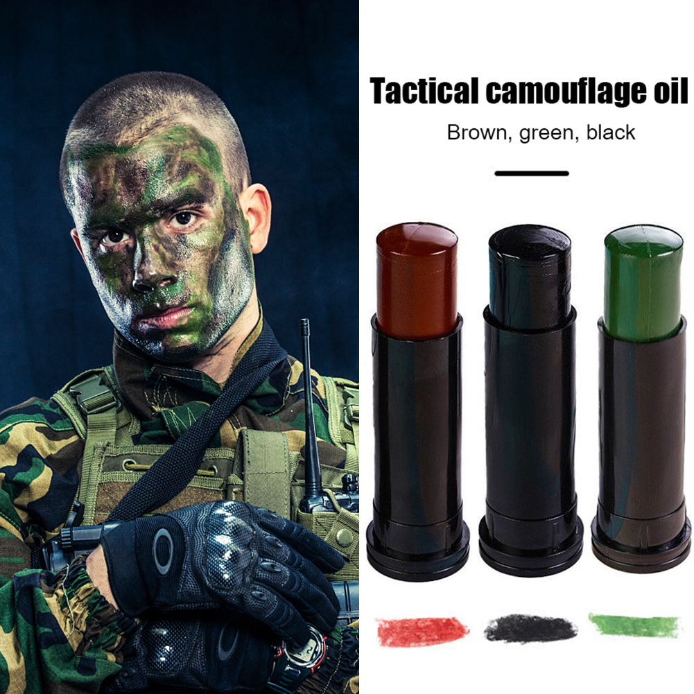 3 Colors Camo Face Paint Anti- - Camo Face Paint ulasan dan harga
