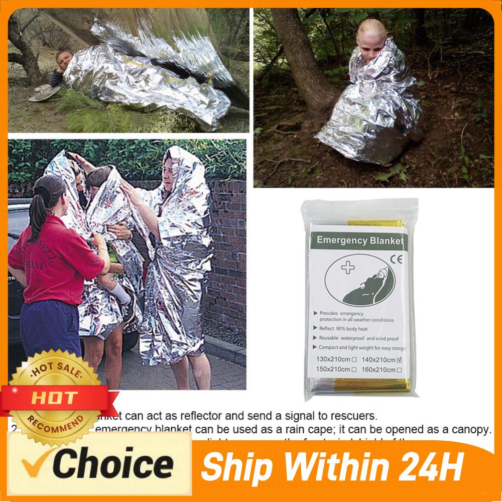 Foil Emergency Blanket Lightwe - Outdoor Hunting Blanket ulasan dan harga