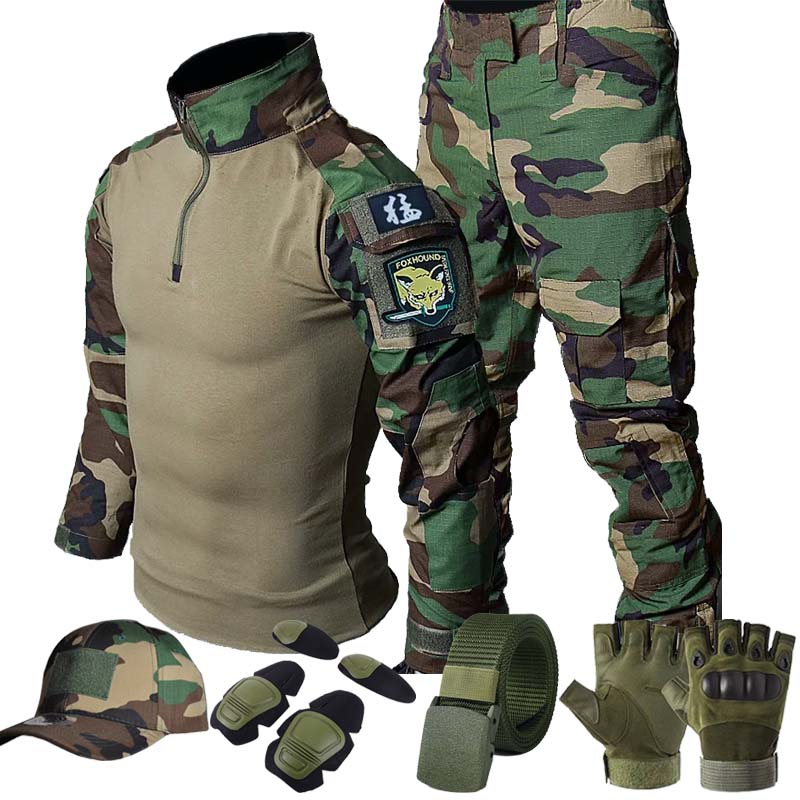 Tactical Cargo Uniform Jungle  - Hunting Outdoor Pants ulasan dan harga