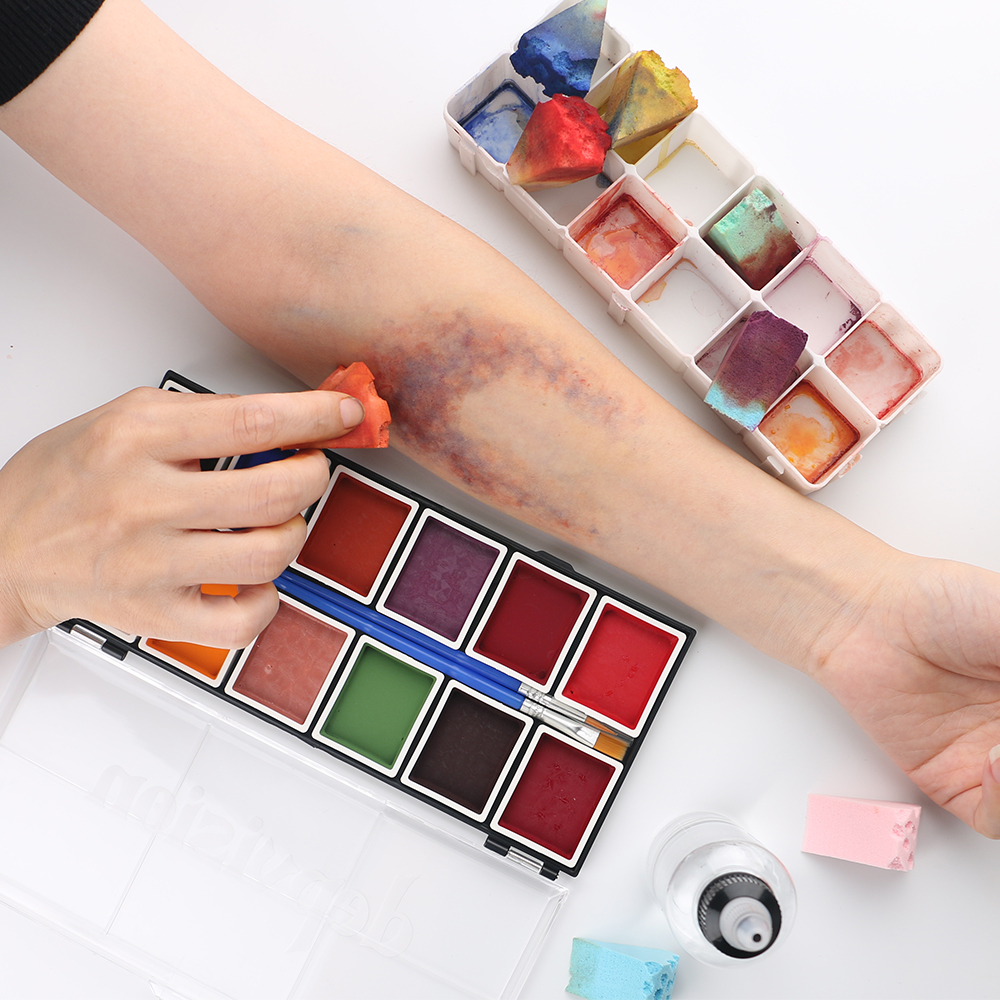 Depvision Alcohol Activated Fa - Camo Face Paint ulasan dan harga