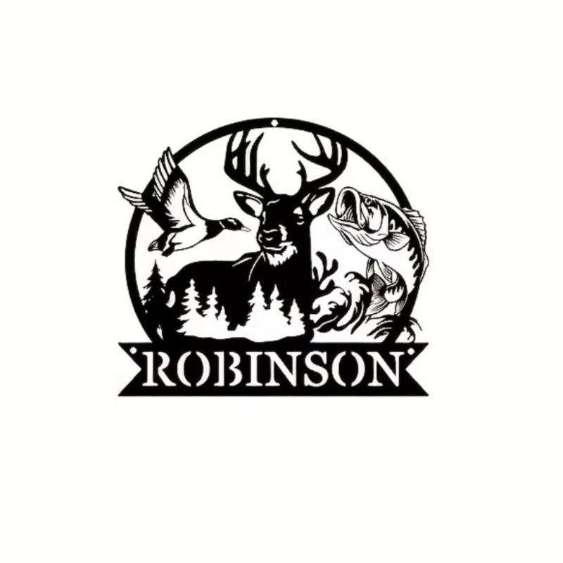 Personalized Metal Deer Huntin - Outdoor Hunting Names ulasan dan harga