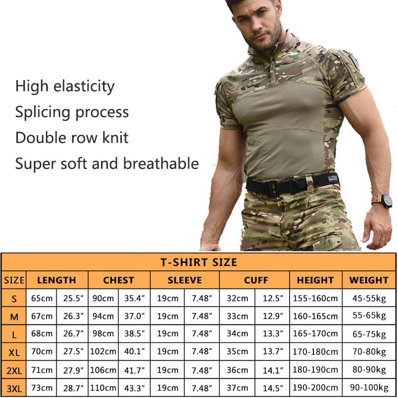 Men Combat Shirts Airsoft Tact - Wildman Hunting & Outdoor Price List ulasan dan harga