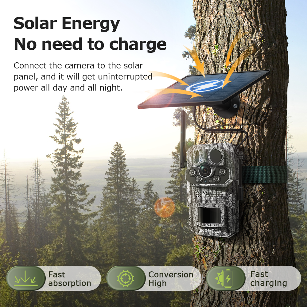 INQMEGA4G 2K 5MP PIR Motion Ac - Hunting Outdoor Camera ulasan dan harga