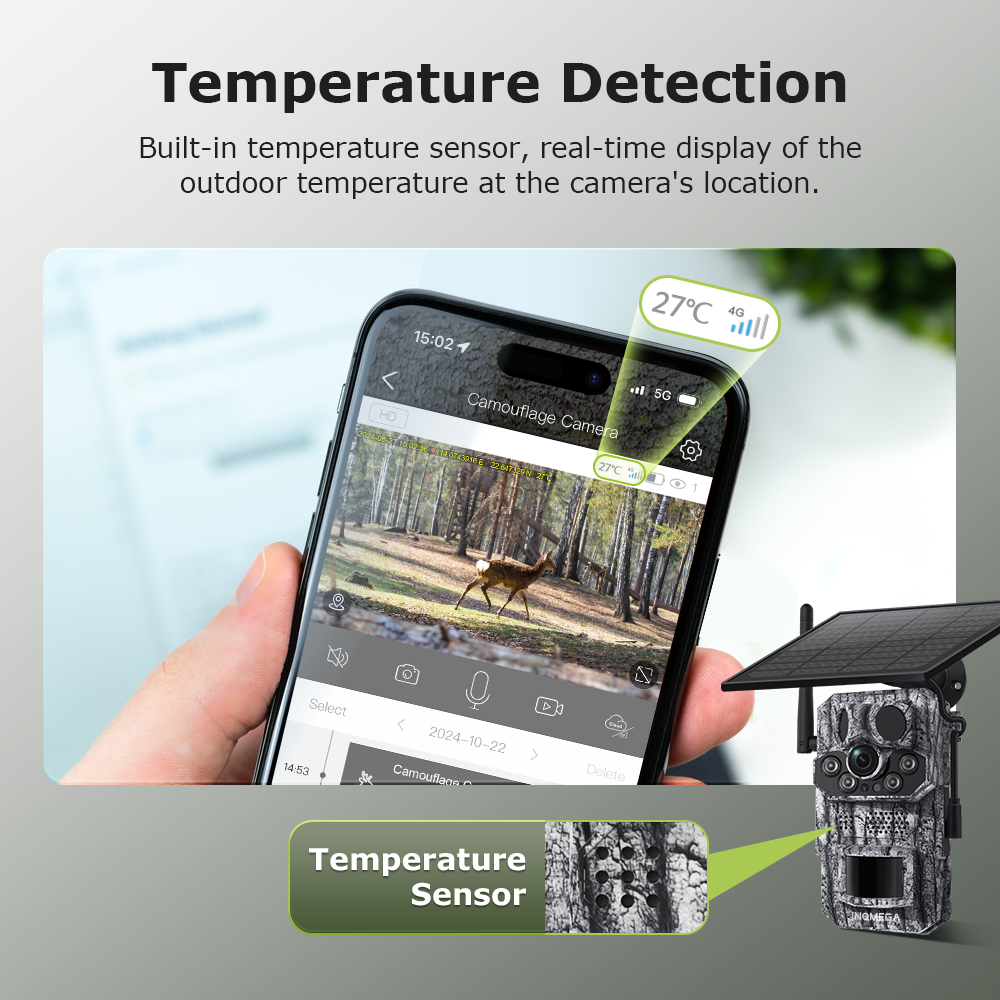 INQMEGA4G 2K 5MP PIR Motion Ac - Hunting Outdoor Camera ulasan dan harga