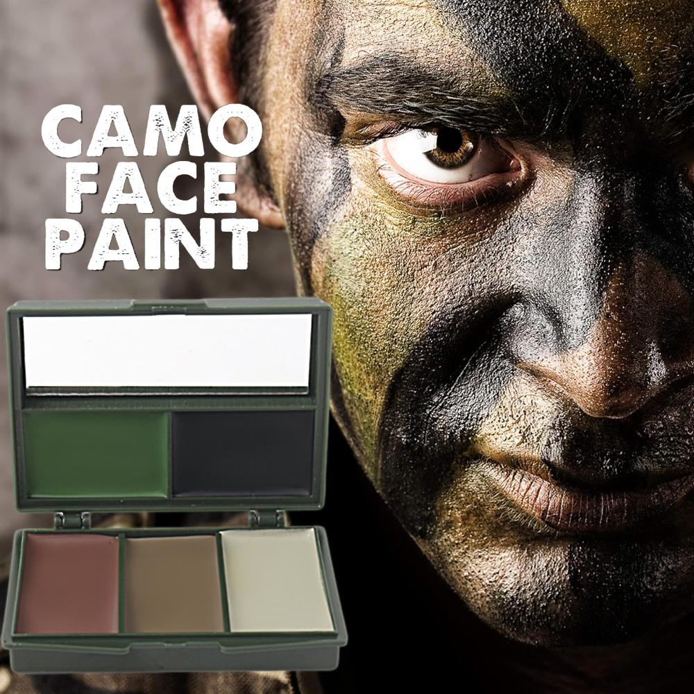5-Color Camouflage, Face Paint - Camo Face Paint ulasan dan harga