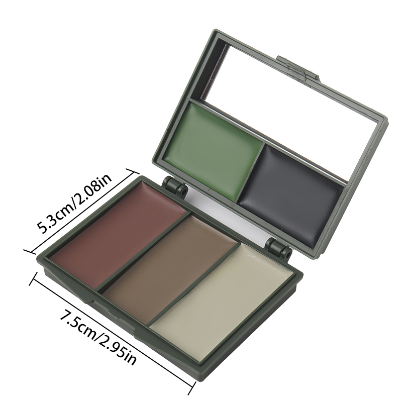 5-Color Camouflage, Face Paint - Camo Face Paint ulasan dan harga
