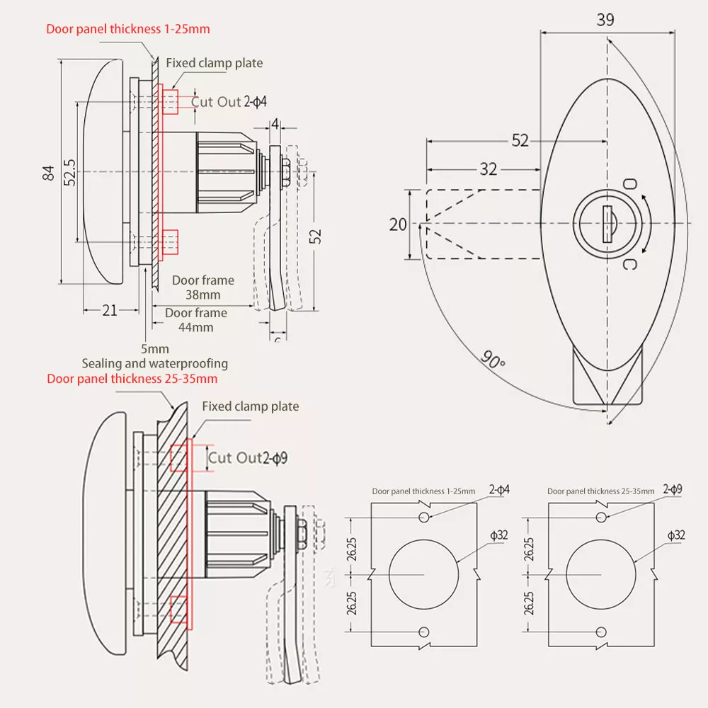 Caravan T-Handle Lock With 2 K - G&T Hunting & Outdoor Gun Shop Photos ulasan dan harga
