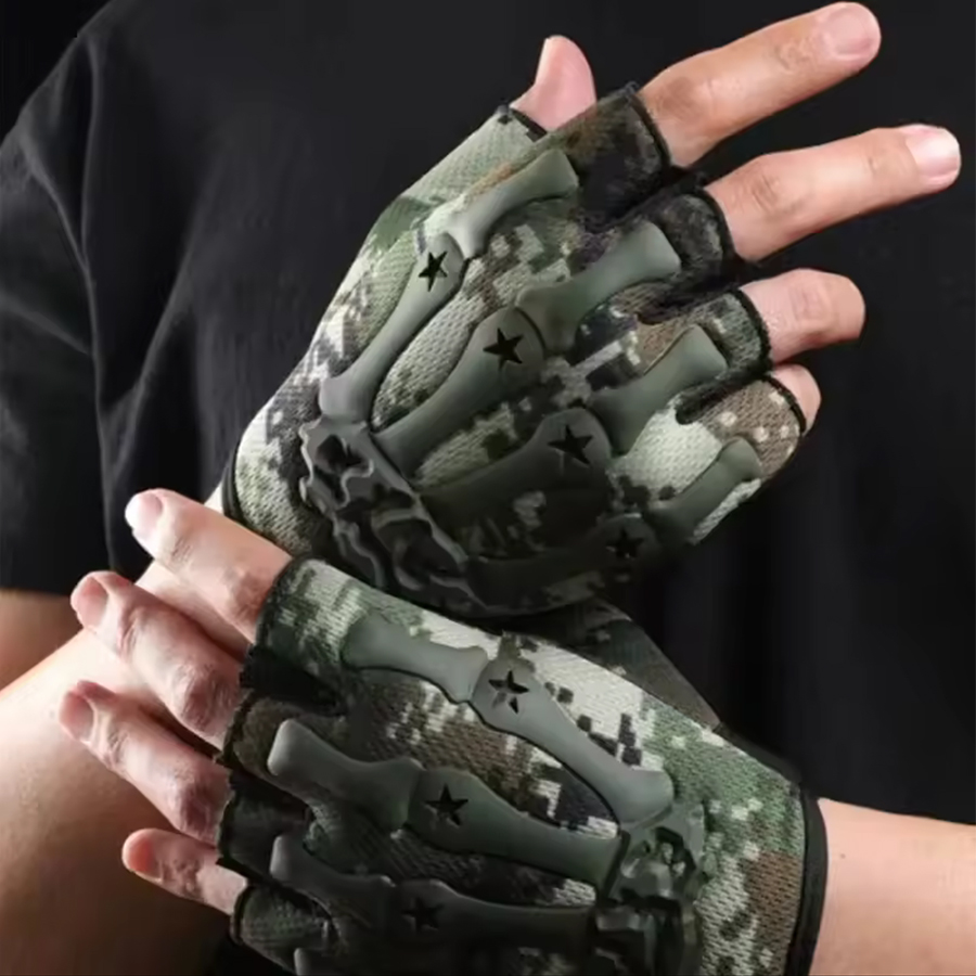 Riding Fingerless Gloves Non-s - Outdoor Hunting Names ulasan dan harga