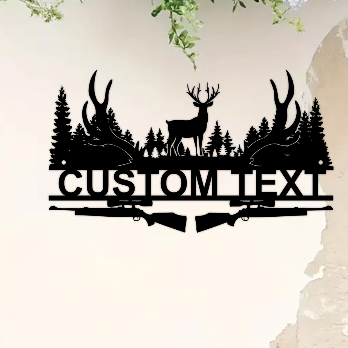 Custom Deer Cabin Metal Sign,  - Outdoor Hunting Names ulasan dan harga
