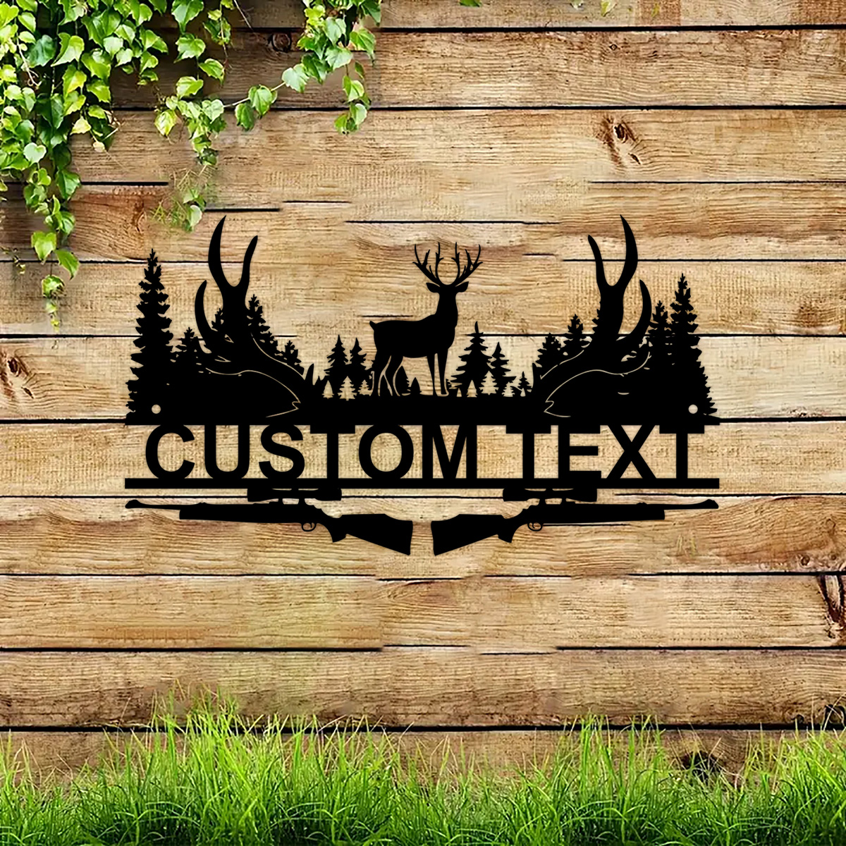 Custom Deer Cabin Metal Sign,  - Outdoor Hunting Names ulasan dan harga