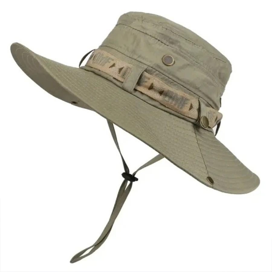 Summer Men Bucket Hat Outdoor  - Outdoor Hunting Names ulasan dan harga