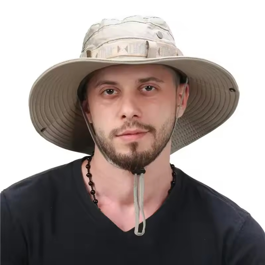 Summer Men Bucket Hat Outdoor  - Outdoor Hunting Names ulasan dan harga