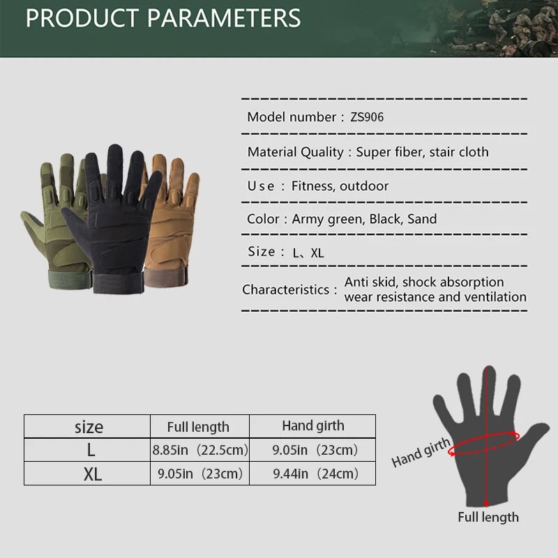 Outdoor Tactical Gloves for Me - Outdoor Hunting Names ulasan dan harga