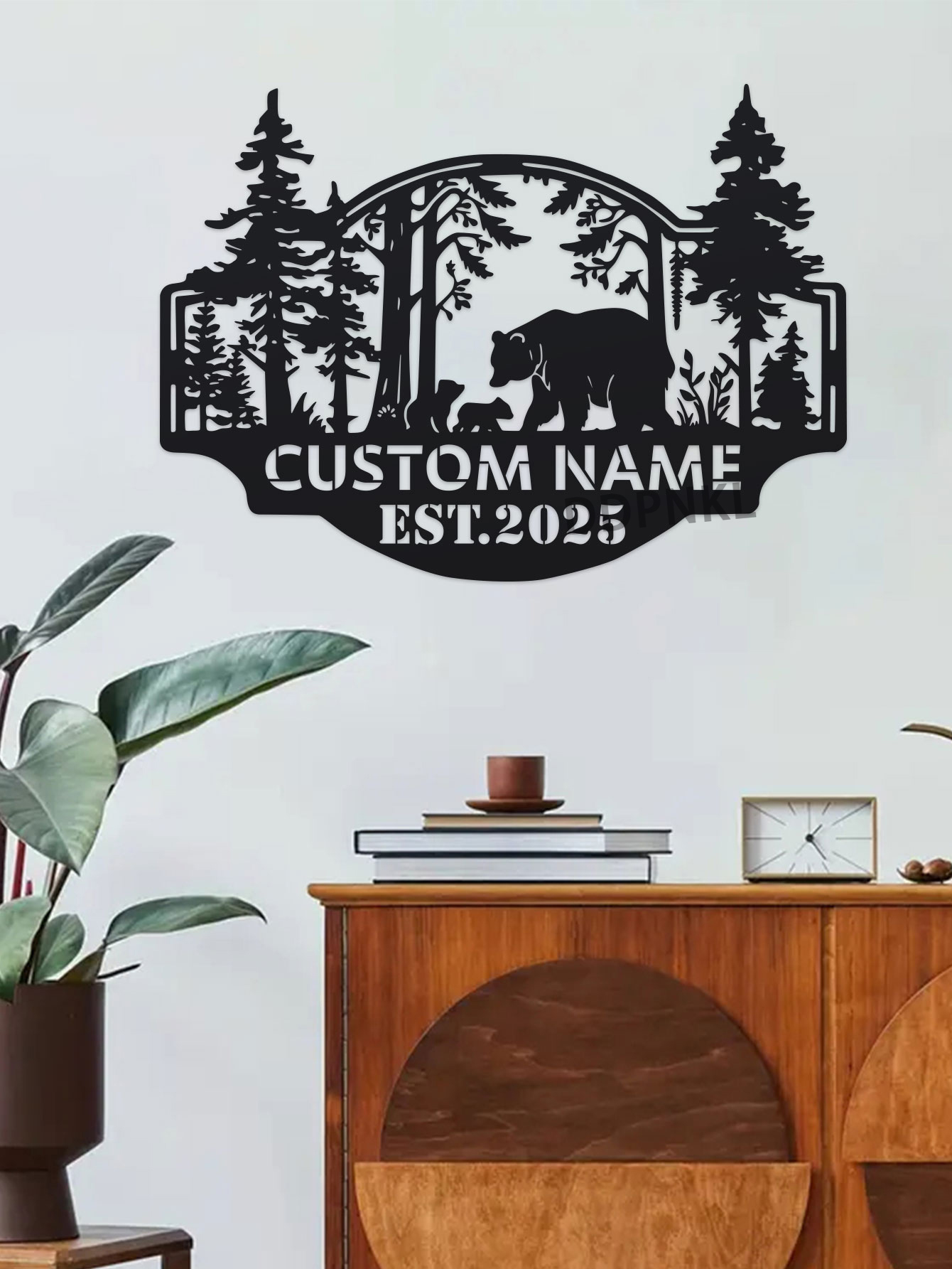 Personalized Bear Cabin Sign,  - Outdoor Hunting Names ulasan dan harga