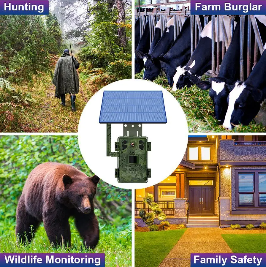 4G LTE Wildlife Solar Hunting  - Hunting Outdoor Camera ulasan dan harga