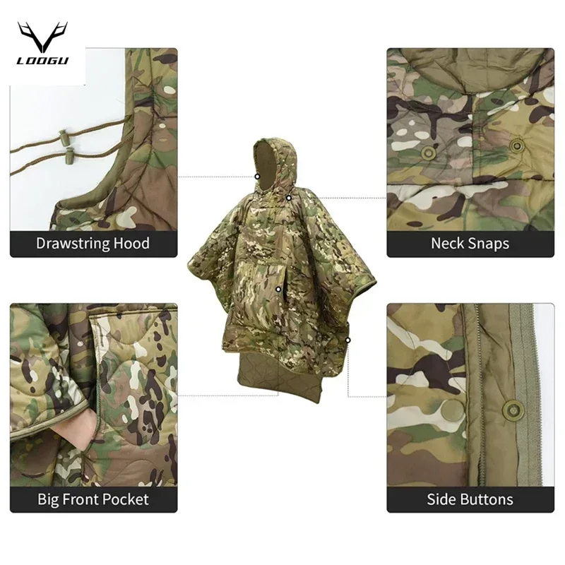 Camo Waterproof Insulation Pon - Outdoor Hunting Blanket ulasan dan harga