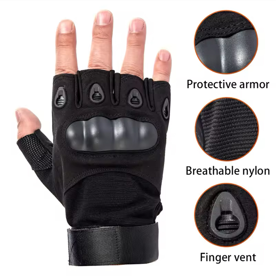 Half Finger Tactical Gloves Ou - Outdoor Hunting Names ulasan dan harga