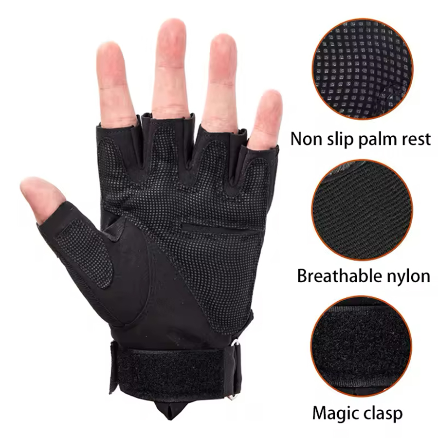 Half Finger Tactical Gloves Ou - Outdoor Hunting Names ulasan dan harga