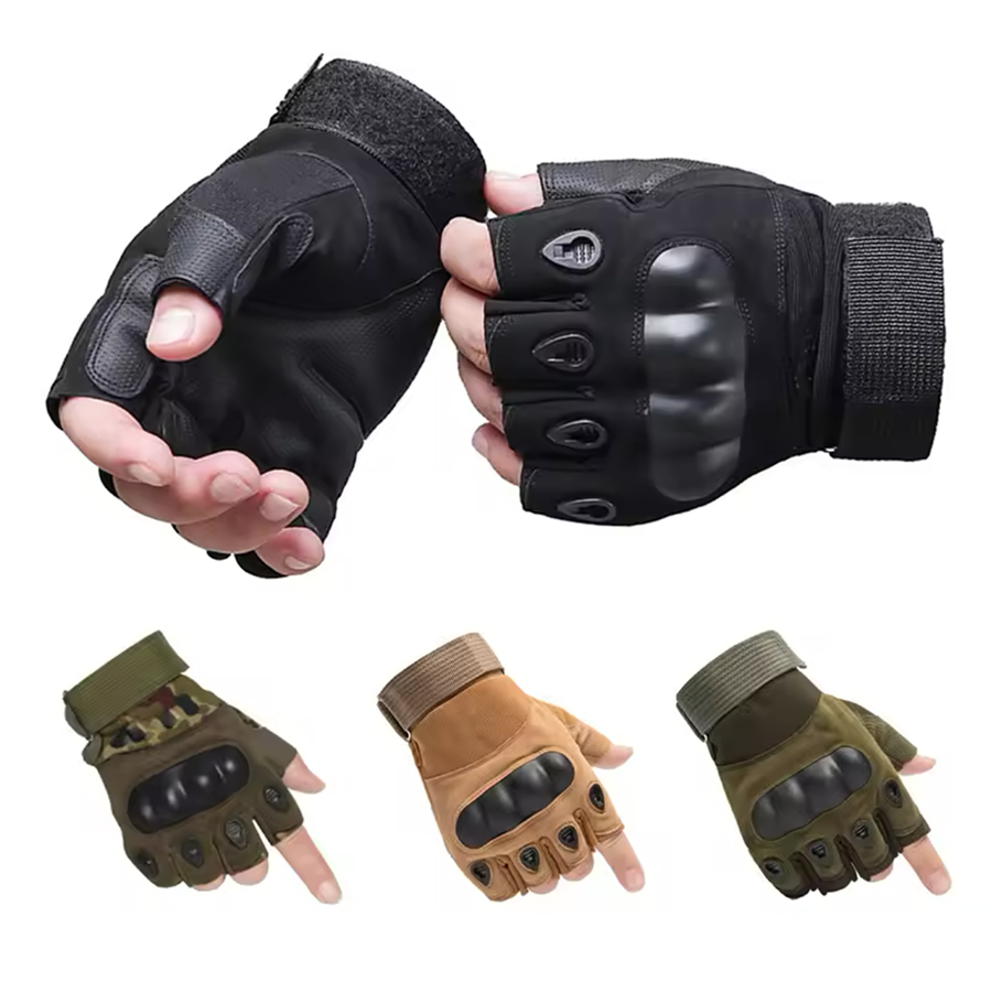 Half Finger Tactical Gloves Ou - Outdoor Hunting Names ulasan dan harga