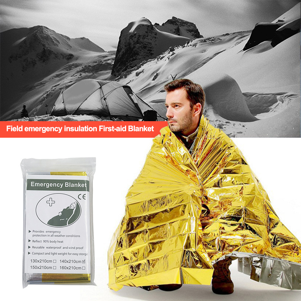Waterproof Emergency Sleeping  - Outdoor Hunting Blanket ulasan dan harga