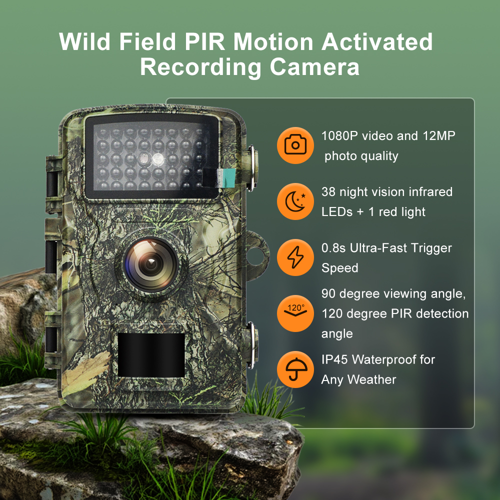 HD Wildlife Trail  Camera PIR  - Hunting Outdoor Camera ulasan dan harga