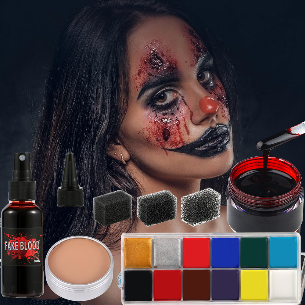 Special Effects SFX Halloween  - Camo Face Paint ulasan dan harga