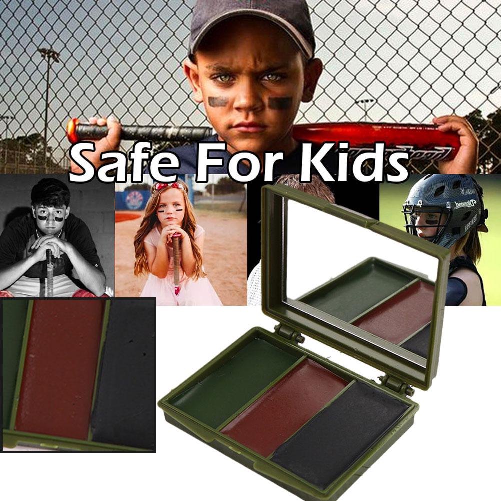 Three-Color Camouflage Facial  - Camo Face Paint ulasan dan harga