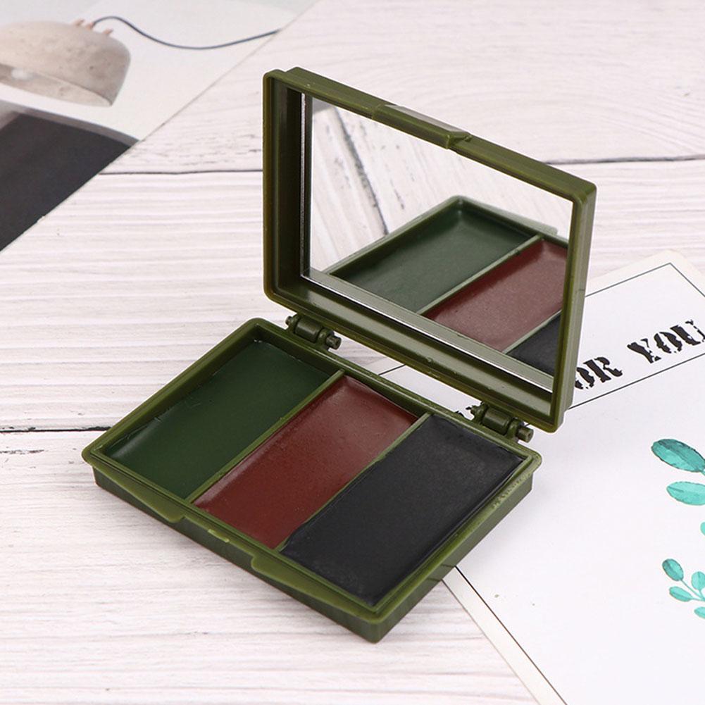 Three-Color Camouflage Facial  - Camo Face Paint ulasan dan harga