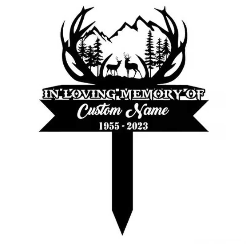 Custom Deer Hunting Memorial S - Outdoor Hunting Names ulasan dan harga