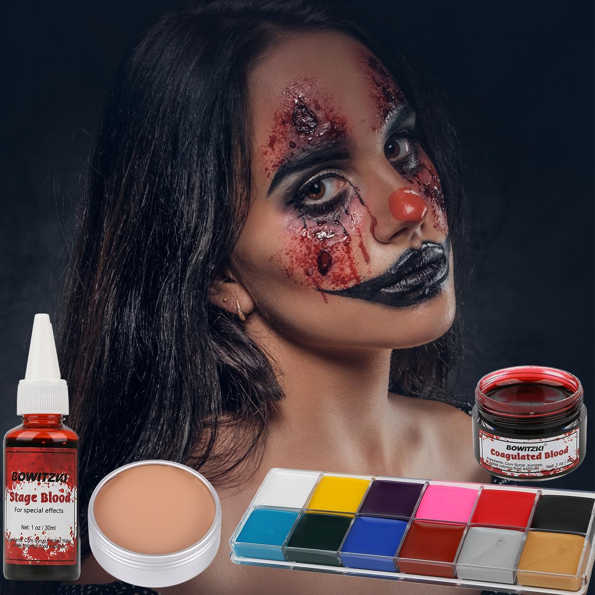 Bowitzki SFX Face Body Paint , - Camo Face Paint ulasan dan harga